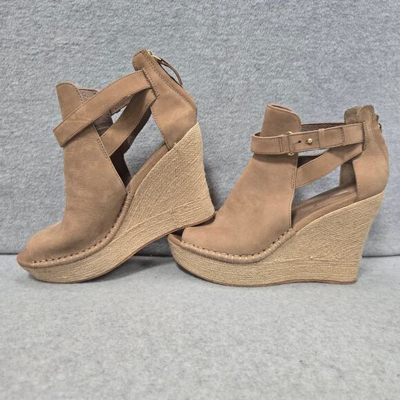 UGG Jolina Strappy Cut Out Wedges Size 10 - Picture 8 of 11